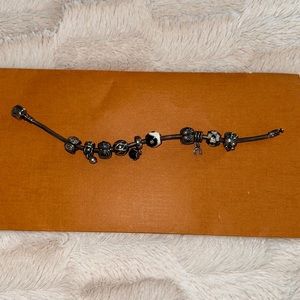 Pandora bracelet with charms